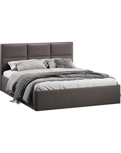 Двуспальная кровать ТриЯ Стелла c ПМ 180x200 Тип 1 и заглушиной Трия