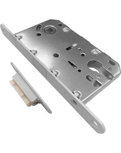 Защелка врезная с фиксацией Trodos CX410B-85ET/M WW магнит