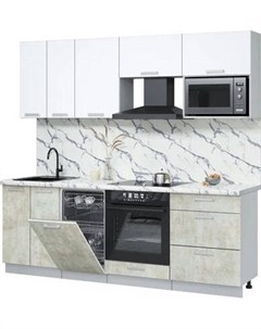 Кухонный гарнитур Интерлиния Мила Лайт 2.25-ПМ4