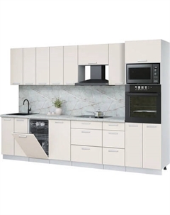 Кухонный гарнитур Интерлиния Мила Лайт 3.1-ПМ3