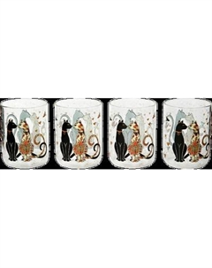 Набор стаканов Agness Парижские коты 887-285