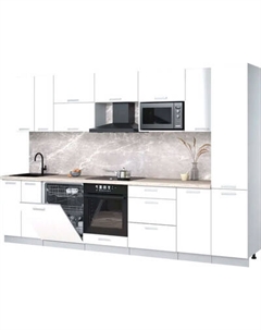 Кухонный гарнитур Интерлиния Мила Лайт 3.2-ПМ2