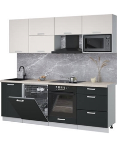 Кухонный гарнитур Интерлиния Мила Лайт 2.3-ПМ2