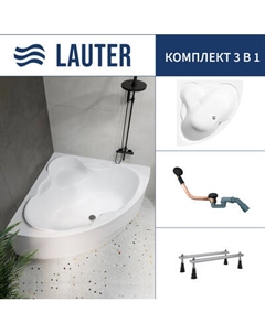 Ванна акриловая Lauter Riviera 150x150 / 21050150