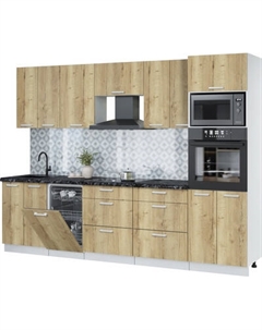 Кухонный гарнитур Интерлиния Мила Лайт 2.85-ПМ3