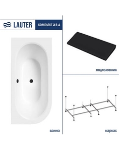 Ванна акриловая Lauter Bliss 170 P / 21201072P