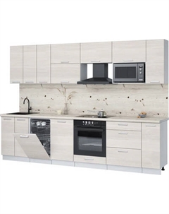 Кухонный гарнитур Интерлиния Мила Лайт 3.0-ПМ4