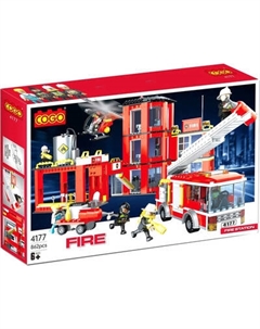 Конструктор LANSI Пожарная часть / 182325 Lansi