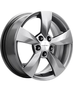 Литой диск Khomen KHW1504 Fabia 15x6" 5x100мм DIA 57.1мм ET 43мм Gray
