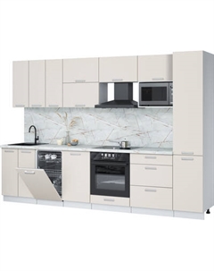 Кухонный гарнитур Интерлиния Мила Лайт 3.1-ПМ4