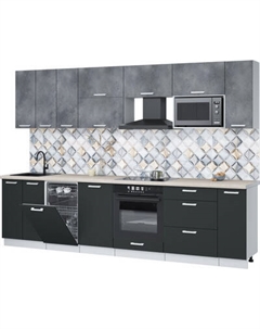 Кухонный гарнитур Интерлиния Мила Лайт 3.0-ПМ4