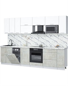 Кухонный гарнитур Интерлиния Мила Лайт 3.0-ПМ4