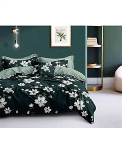 Комплект постельного белья Реноме 2сп Оливковая коллекция. Простыня на резинке УУ 2443