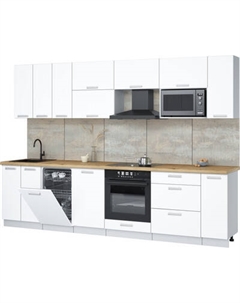 Кухонный гарнитур Интерлиния Мила Лайт 3.0-ПМ4