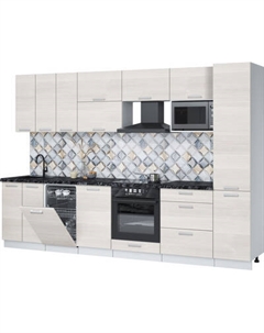 Кухонный гарнитур Интерлиния Мила Лайт 3.1-ПМ4