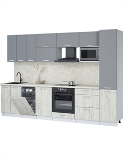 Кухонный гарнитур Интерлиния Мила Лайт 3.1-ПМ4