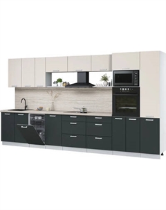 Кухонный гарнитур Интерлиния Мила Лайт 3.9-ПМ3