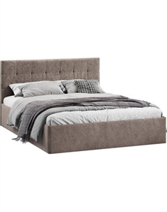 Двуспальная кровать ТриЯ Джоли универсальная с ПМ Тип 1 180x200 и заглушиной Трия