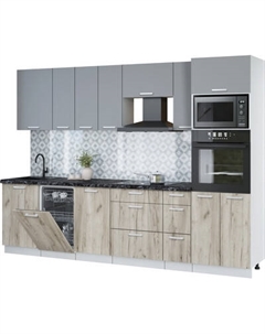 Кухонный гарнитур Интерлиния Мила Лайт 2.9-ПМ3