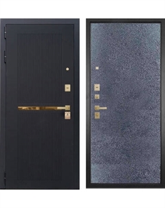 Входная дверь ГРАНИТ Ардеко 77-1 бетон темный Granit