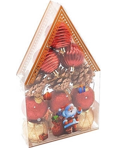 Набор елочных игрушек MONAMI Новогодний Микс / GOLD23-6156 Monami