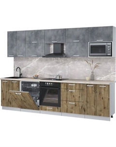 Кухонный гарнитур Интерлиния Мила Лайт 3.0-ПМ2