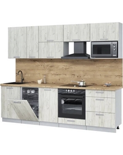 Кухонный гарнитур Интерлиния Мила Лайт 2.6-ПМ4