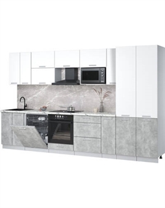 Кухонный гарнитур Интерлиния Мила Лайт 3.5-ПМ2