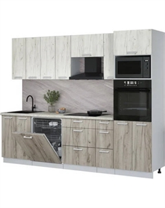Кухонный гарнитур Интерлиния Мила Лайт 2.7-ПМ1