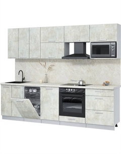 Кухонный гарнитур Интерлиния Мила Лайт 2.7-ПМ4