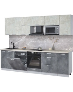 Кухонный гарнитур Интерлиния Мила Лайт 2.8-ПМ2