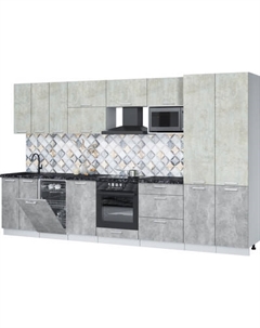 Кухонный гарнитур Интерлиния Мила Лайт 3.5-ПМ4