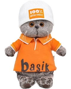 Мягкая игрушка Budi Basa Басик в поло и шапке / Ks25-286 Budi basa