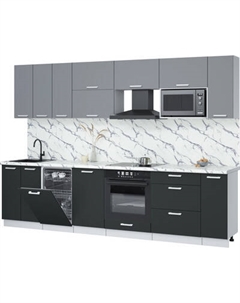 Кухонный гарнитур Интерлиния Мила Лайт 3.0-ПМ4