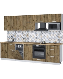 Кухонный гарнитур Интерлиния Мила Лайт 2.9-ПМ4