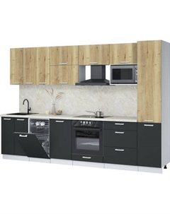 Кухонный гарнитур Интерлиния Мила Лайт 3.1-ПМ4