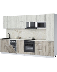 Кухонный гарнитур Интерлиния Мила Лайт 3.1-ПМ4