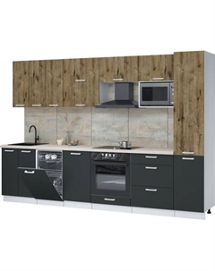 Кухонный гарнитур Интерлиния Мила Лайт 3.1-ПМ4