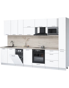 Кухонный гарнитур Интерлиния Мила Лайт 3.2-ПМ4