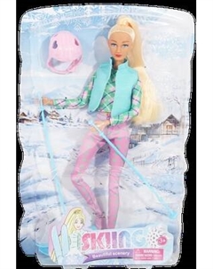 Кукла с аксессуарами Defa Зимний спорт / 8520b