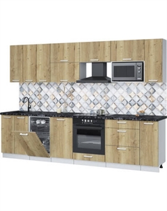 Кухонный гарнитур Интерлиния Мила Лайт 3.0-ПМ4