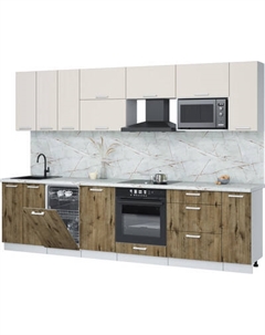 Кухонный гарнитур Интерлиния Мила Лайт 3.0-ПМ4