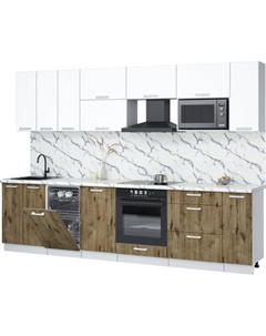 Кухонный гарнитур Интерлиния Мила Лайт 3.0-ПМ4