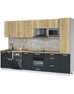 Кухонный гарнитур Интерлиния Мила Лайт 3.1-ПМ4