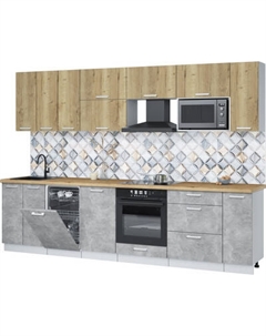 Кухонный гарнитур Интерлиния Мила Лайт 3.0-ПМ4