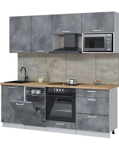 Кухонный гарнитур Интерлиния Мила Лайт 2.15-ПМ4