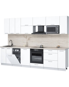 Кухонный гарнитур Интерлиния Мила Лайт 3.0-ПМ4