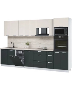 Кухонный гарнитур Интерлиния Мила Лайт 3.2-ПМ3