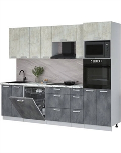 Кухонный гарнитур Интерлиния Мила Лайт 2.7-ПМ1