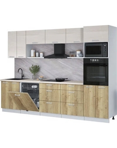 Кухонный гарнитур Интерлиния Мила Лайт 3.0-ПМ1